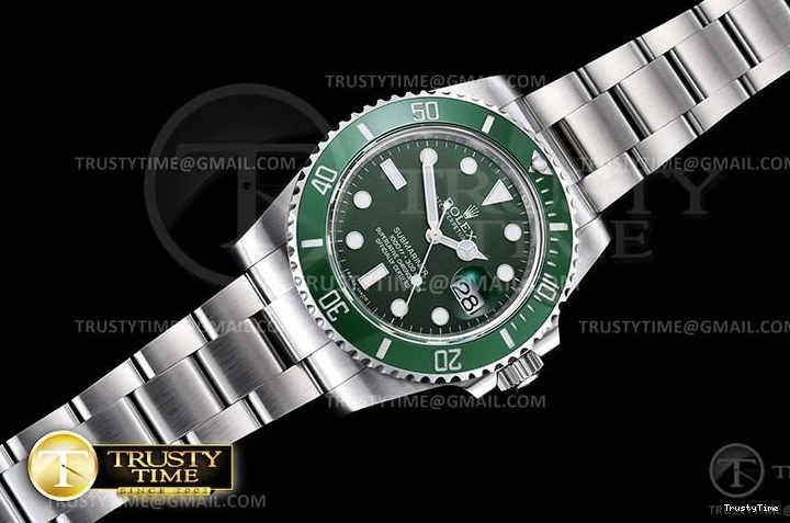 1213 Contemporary ROLSUB0280A – Submariner 116610LV 904L SS SS Green ARF V3 SH 1033